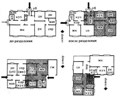 Проектирование домов с возможностью последующего деления на две квартиры. Строительное проектирование. Эрнст Нойферт, Bauentwurfslehre. Ernst Neufert