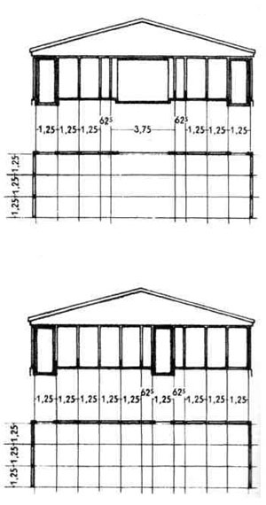 Животноводческое здание павильонного типа. Строительное проектирование. Эрнст Нойферт, Bauentwurfslehre. Ernst Neufert